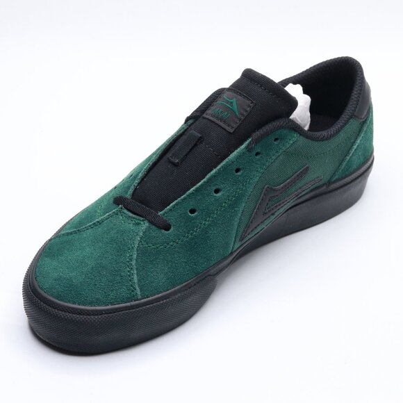 Lakai Flaco II Men's Skate Shoe, Pine/Black Suede, 5 - Picture 4 of 5